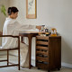 North American solid wood dental cabinet floor-standing tea cabinet tea set cabinet