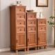 Thickened solid wooden chest of cabinets with narrow joints in bedrooms, simple chest of cabinets, living room drawer storage cabinets, corner cabinets