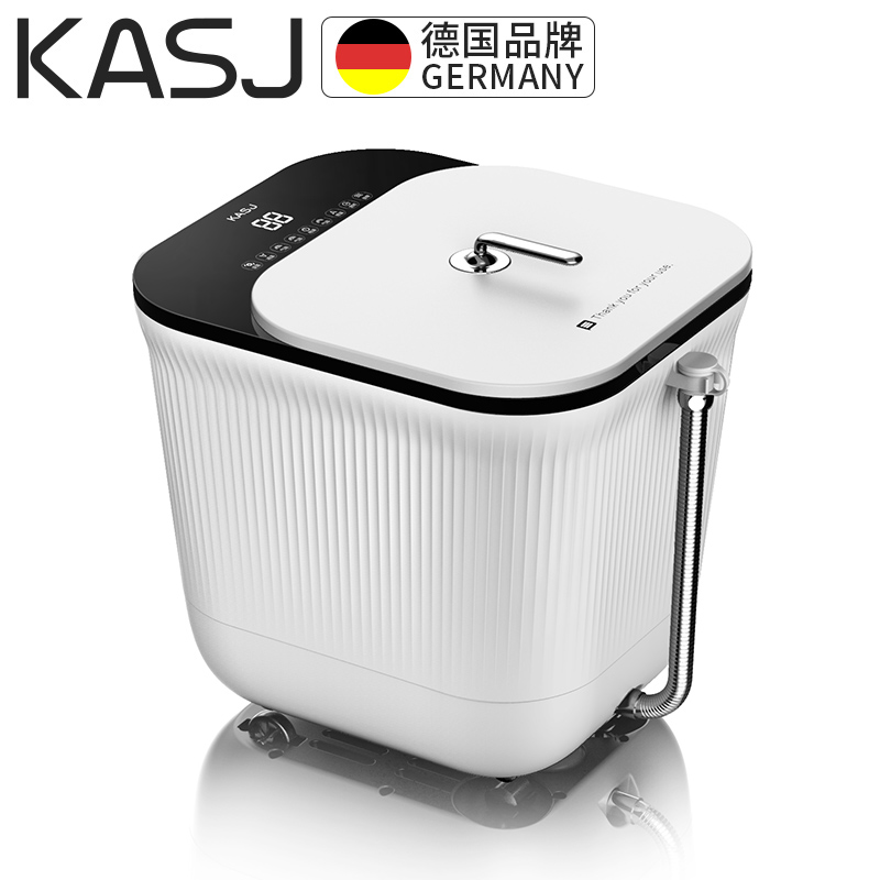 kasj旗舰店德国KASJ凯诗捷泡脚桶足浴盆全自动电动按摩洗脚加热恒温家用神器0