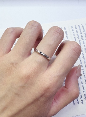 S925纯银《镜界幻想》菱形戒指