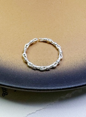 S925纯银戒指高级感小众设计