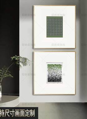 现代简约客厅装饰画玄关抽象挂画