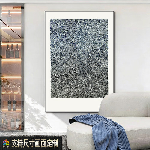 现代简约玄关装饰画极简抽象艺术客厅餐厅挂画样板间卧室床头壁画 - 图0