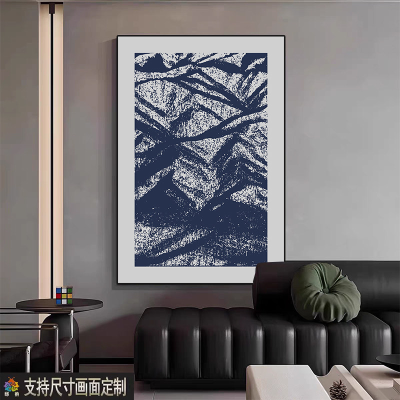 奶油风客厅沙发背景装饰画抽象艺术玄关挂画现代简约餐厅挂画壁画