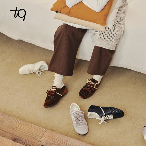Talitaqoom抱枕系列2026春季新款软底芭蕾风时尚复古休闲德训鞋tq - 图3