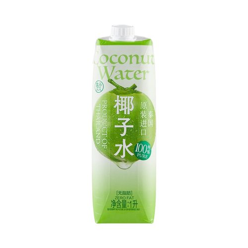 盒马鲜生330ml12瓶1升装泰国椰子水低糖0添加白砂糖纯果汁包邮 - 图3