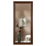 Зеркало пола ореха орехового ореха носить одежду зеркало Американское полное зеркало зеркало домашнее испытательное зеркало стена настенная одежда магазин одежда на стена