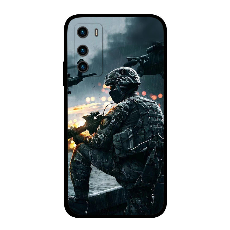 适用华为mate50Pro40e军旅军迷手机壳p60p50p40p30退伍老兵照片图片定制爱国兵哥哥nova10p9p8畅享20se麦芒11