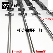 304 stainless steel lengthened elbow sand light square pin 1 m 5 stainless steel door wood door Ming fit bolt door tether bolt