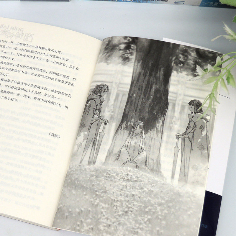 【首刷赠色纸+游戏兑换码卡片】刀剑神域25 Unital Ring. Ⅳ 川原砾作品 刀剑神域小说25卷 abec绘 网游动漫冒险小说 天闻角川 - 图3