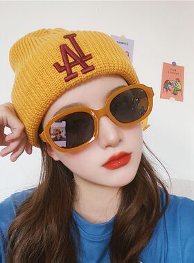 井柏然同款椭圆太阳镜简约显瘦