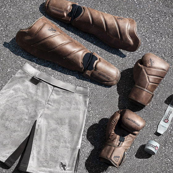 HAYABUSA Fighting Sanda Trail Guard Cowhide Boxing