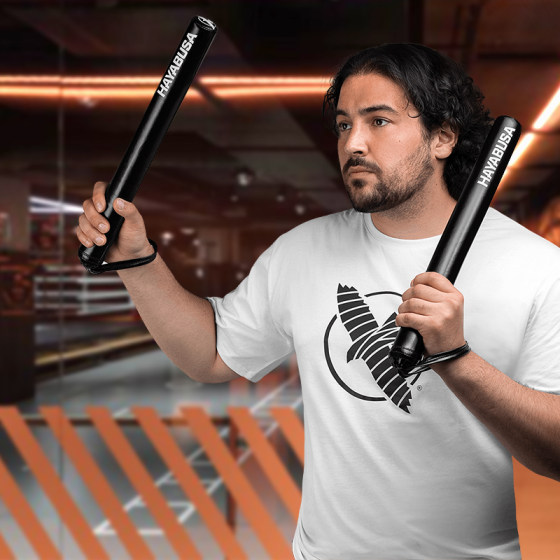 HAYABUSA boxing stick target improves reaction speed
