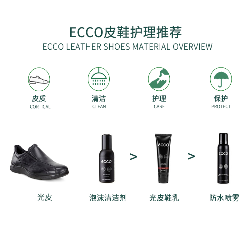 Ecco爱步鞋油光皮鞋乳真皮专用滋润护理剂正品9033300国内现货-图2