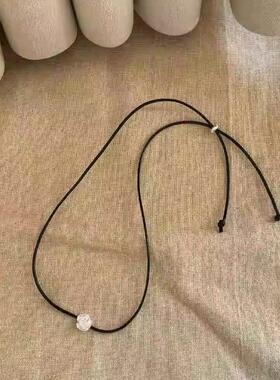 许我耀眼赵露思许妍同款玫瑰项链