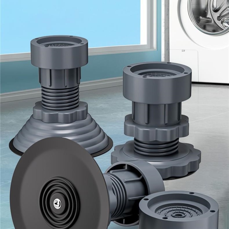 洗衣机脚垫底座可调节通用全自动防滑减震冰箱小家电波轮加高静音 - 图0