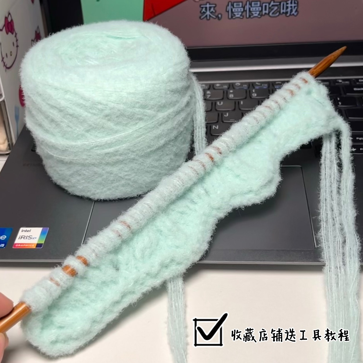 溺水小苑自制手工棒针暖和波浪云朵绵绵特色线diy围巾材料包,淘宝优惠券,粉丝福利购,淘宝优惠卷