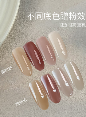 丹指鹤高透补光粉无底色高光美甲
