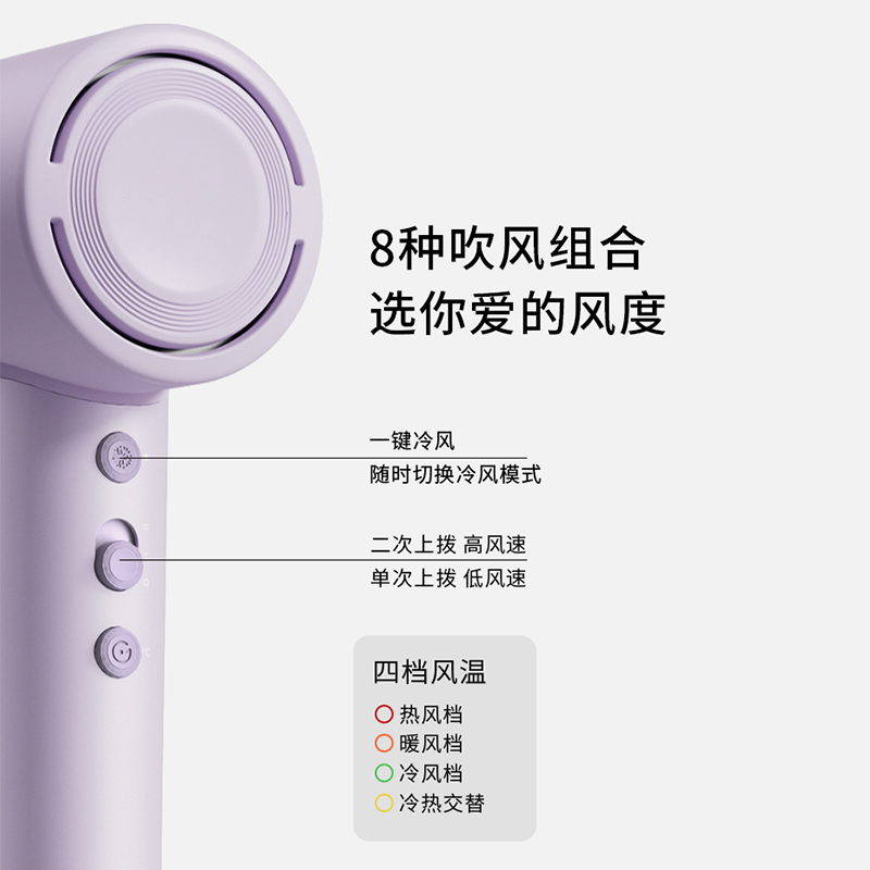 KEHEAL科西VE高速负离子护发大风力恒温低噪电吹风筒