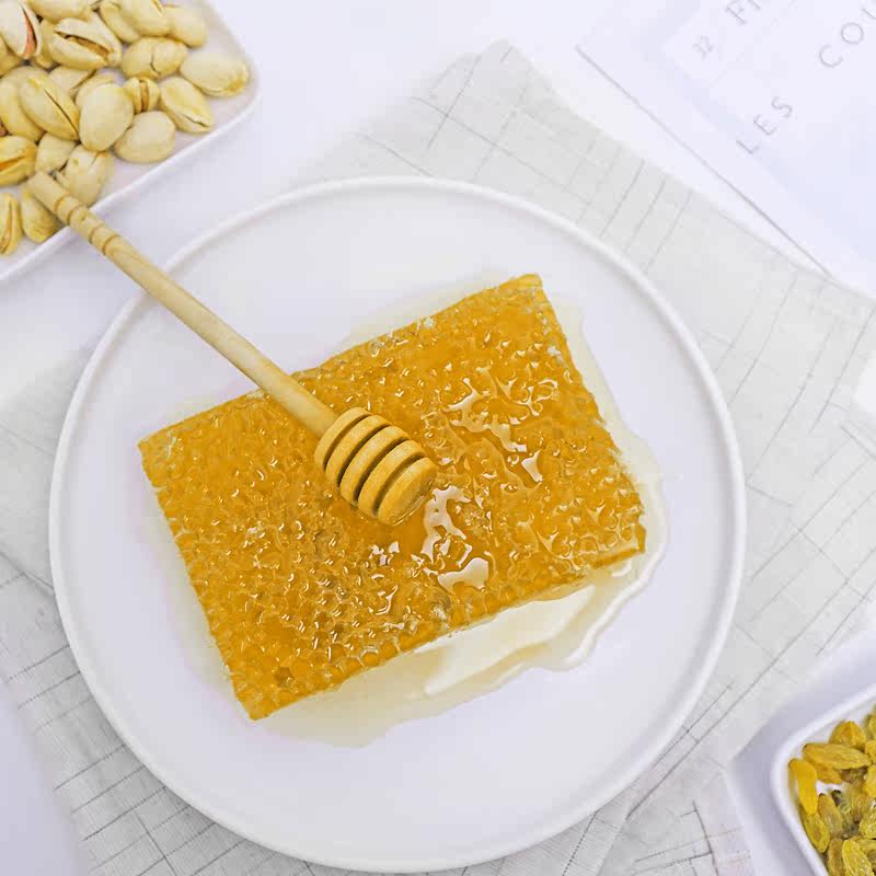 蜂巢蜜嚼着吃的纯正天然蜜源蜂蜜 广颐堂蜂蜜