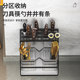 Integrated knife holder and chopstick tube storage rack