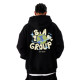 STA flagship store American graffiti hooded sweatshirt for men and women in autumn and winter plus velvet brand heavy cotton couple jacket