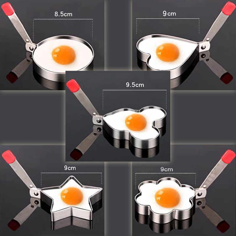 拾画304不锈钢煎蛋器DIY煎蛋模型煎鸡蛋模具蛋糕厨房烘焙小工具五 - 图0