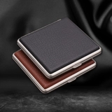 Мужской портативный креативный модный металлический портсигар, 20 шт