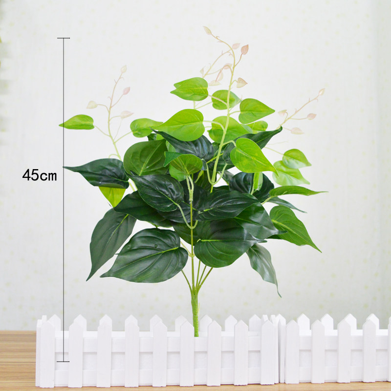 单支米兰绿萝插花假花仿真塑料花束绿色植物绿叶假草花槽隔断装饰,淘宝优惠券,粉丝福利购,淘宝优惠卷