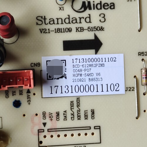 BCD-612WKGPZMB电脑板适用美的冰箱电源板主控板17131000011102 - 图0
