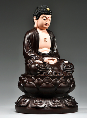 黑檀木祝福新古典客厅摆件