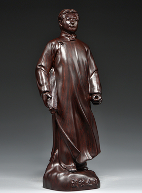 黑檀木雕毛主席办公室商务