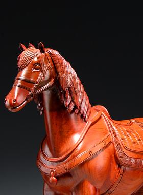 摆件木雕新中式风家居客厅工艺品