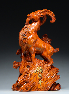 动物雕刻十二生肖开业礼品领头羊