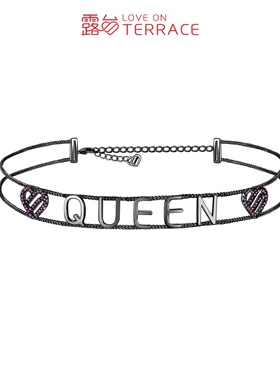 【露台LOT】Dirty Talk脏情话Queen女王双排链项圈