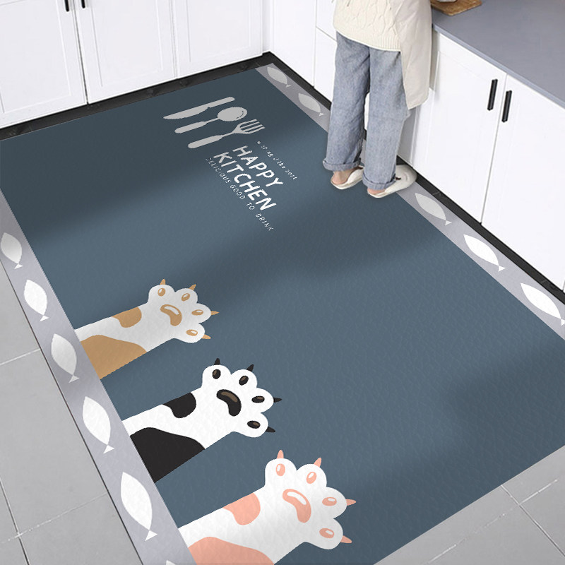 厨房地垫防滑防油可擦免洗地毯pvc防水脚垫家用耐脏垫子2025新款,淘宝优惠券,粉丝福利购,淘宝优惠卷