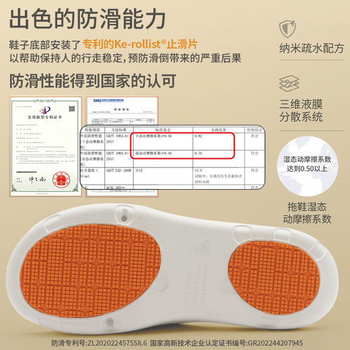 科柔女士专利防滑拖鞋室内防摔软底抗菌浴室洗澡速干男女无味四季 - 图3