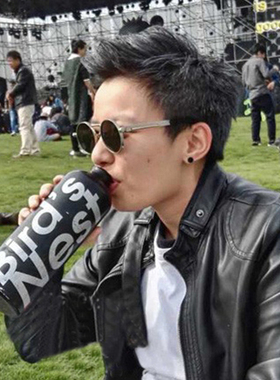 复古圆形圆框墨镜男士潮流嘻哈2025新款偏光太阳镜开车专用眼镜女