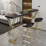 Легкий роскошный сплошной древесный столик и стул Комбинированный домашний раздел красавица салон высокий уровень малой квартиры северная европейская настенный стол