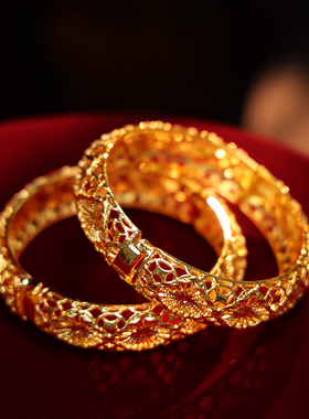 2026金色新娘新款古风龙凤褂婚礼古典精致手镯结婚中式高级感配饰