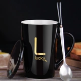 Креативная керамическая трендовая чайная чашка для влюбленных подходит для мужчин и женщин для домашнего использования