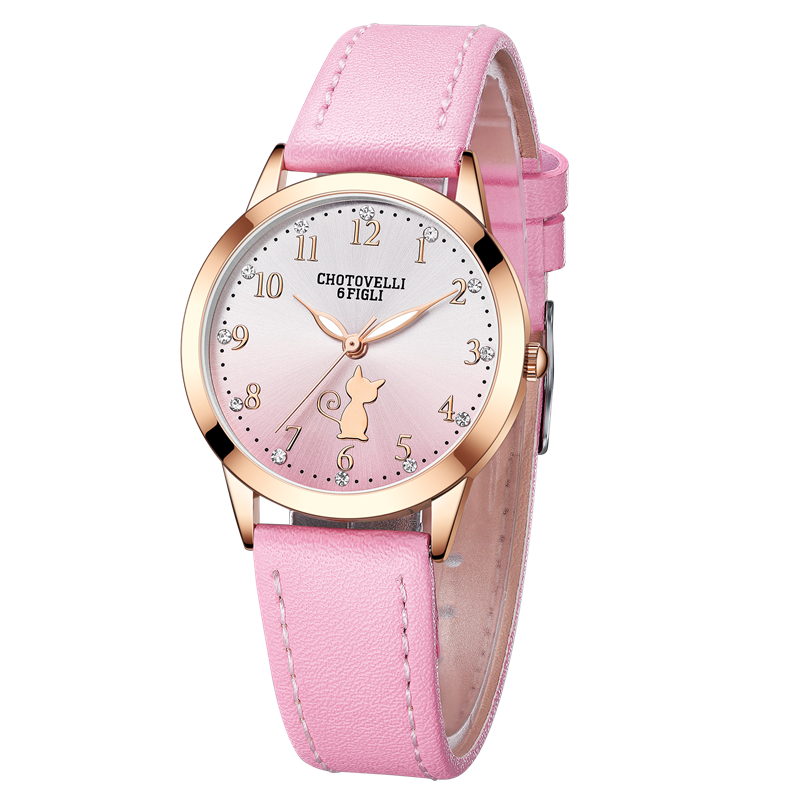 儿童手表女孩女童防水指针式韩版简约小清新初中小学生小孩10岁12,淘宝优惠券,粉丝福利购,淘宝优惠卷