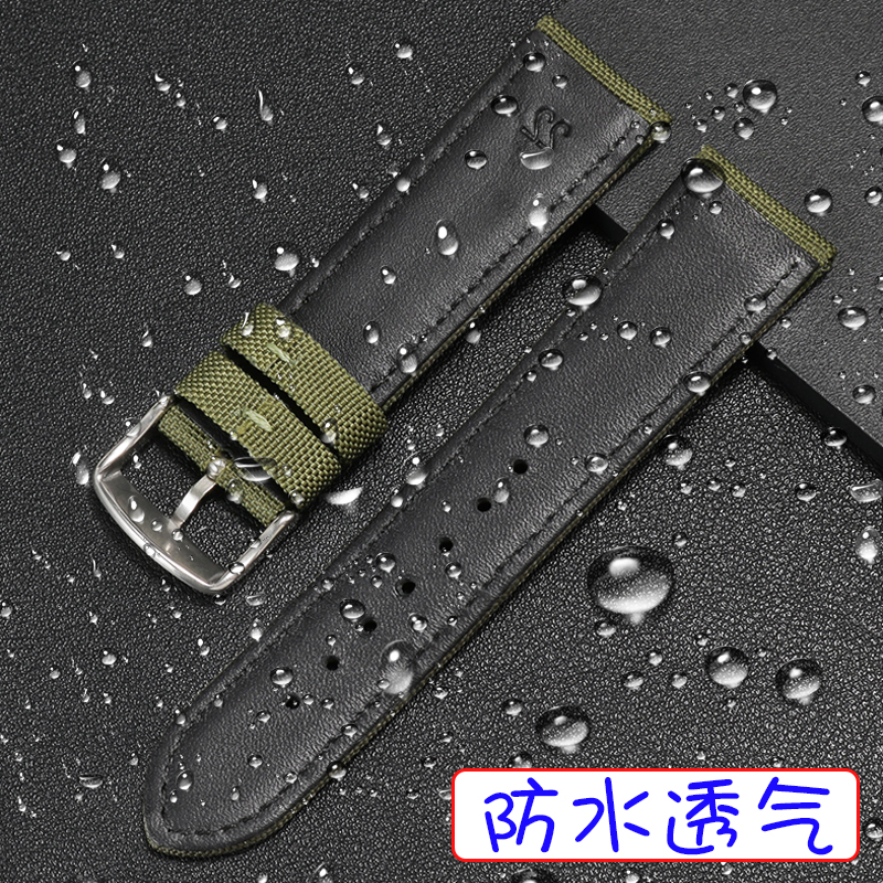 适配Casio卡西欧Forester森林人FT-500WC经典复古帆布尼龙手表带 - 图1