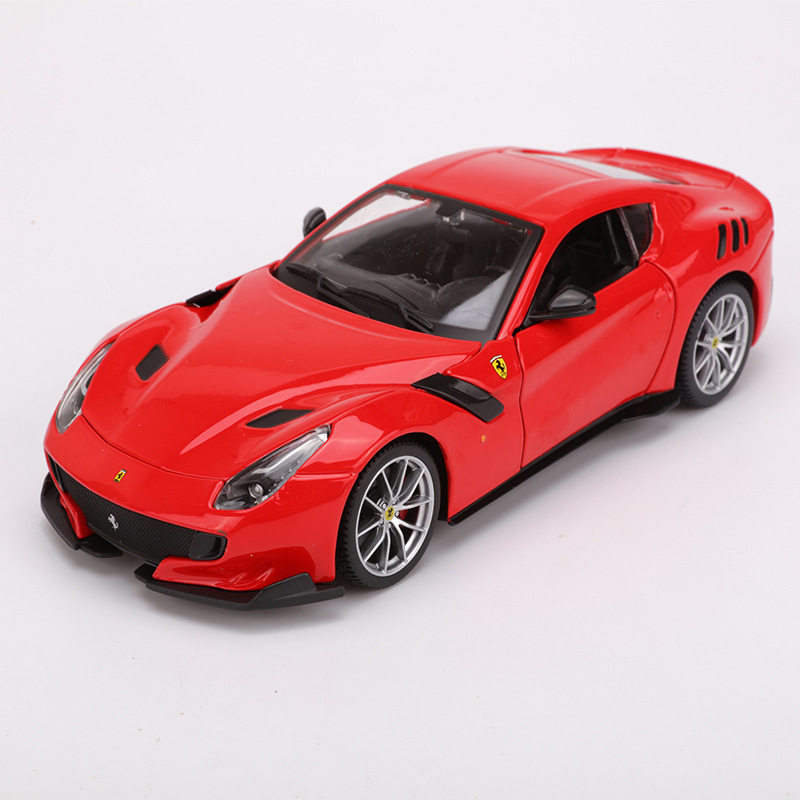 比美真合金汽车模型1:24法拉利f12 tdf车模型玩具礼品