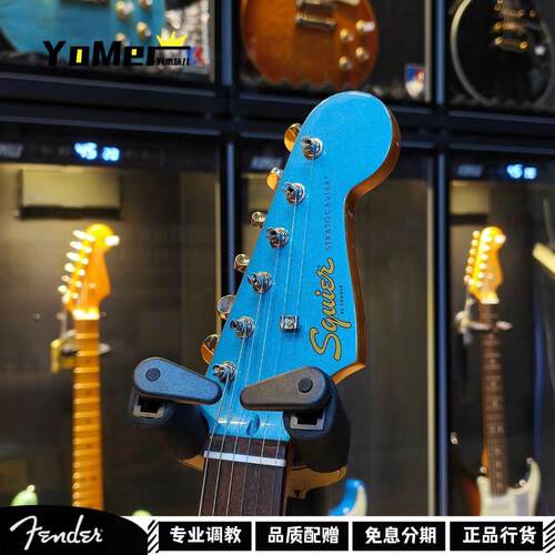 有木味儿Fender Squier限量款Cv60S单单双彩色琴头湖水蓝电吉他 - 图3