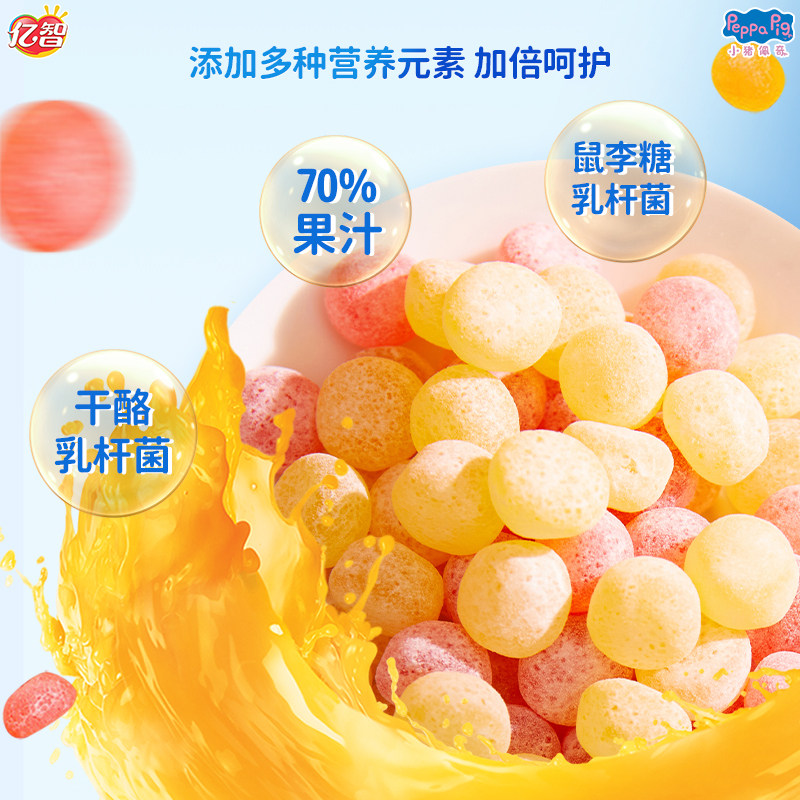 亿智小猪佩奇益生菌软糖散装喜糖批发幼儿园儿童分享小零食批发,淘宝优惠券,粉丝福利购,淘宝优惠卷