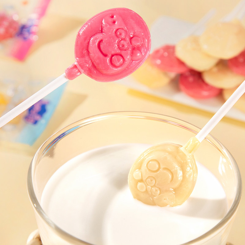 亿智小猪佩奇棒棒糖75支罐装混合水果味牛奶味棒棒糖卡通糖果零食,淘宝优惠券,粉丝福利购,淘宝优惠卷