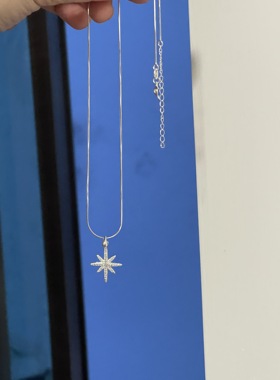 足银990项链女款小众高级感锁骨链送女友闺蜜生日礼物