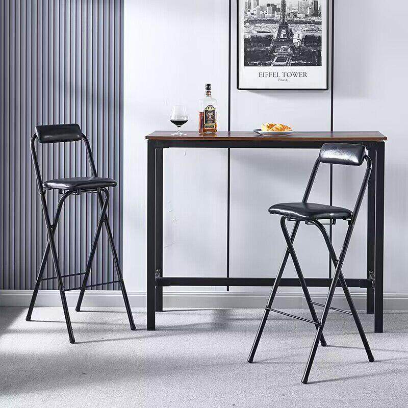 便携折叠酒吧椅子前台椅高脚凳桥钓椅休闲靠背餐椅吧台椅收银柜台,淘宝优惠券,粉丝福利购,淘宝优惠卷