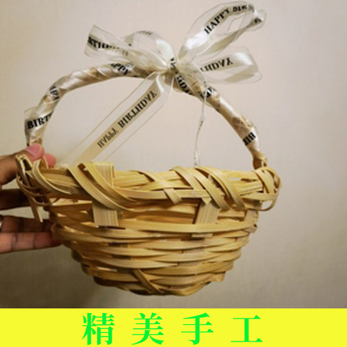 竹条二层皮黄篾薄竹片竹丝竹篾条手工竹编材料婚庆装饰diy幼儿园 - 图2